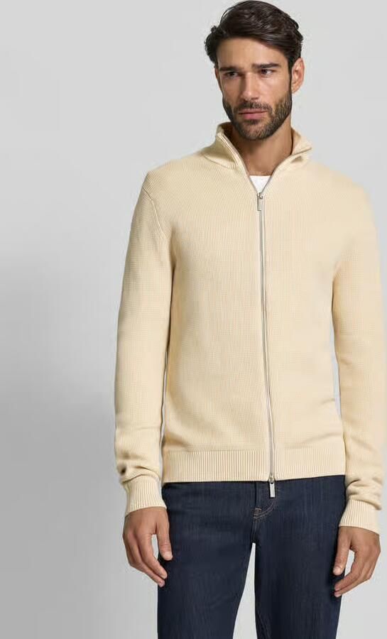 Selected Homme Regular fit gebreid jack van puur katoen model 'DANE' - Foto 6