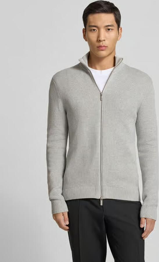 Selected Homme Regular fit gebreid jack van puur katoen model 'DANE' - Foto 2