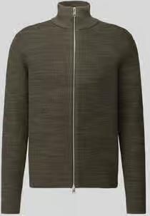 Selected Regular fit gebreid jack van puur katoen model 'DANE'