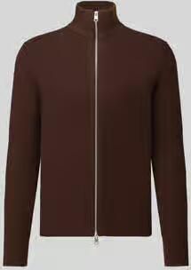 Selected Regular fit gebreid jack van puur katoen model 'DANE'