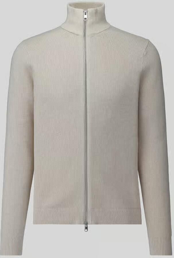 Selected Homme Regular fit gebreid jack van puur katoen model 'DANE' - Foto 5