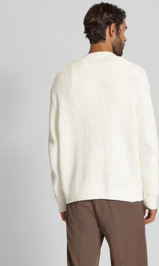 Selected Homme Regular fit gebreid jack van puur katoen model 'DERECK'
