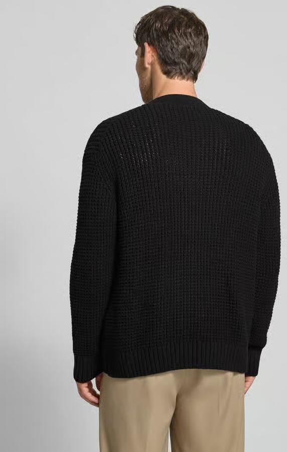 Selected Homme Regular fit gebreid jack van puur katoen model 'DERECK'