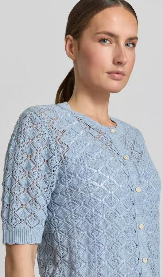 SELECTED WOMEN Dames Truien & Vesten Slfsofia 2 4 Knit Cardigan Lichtblauw - Foto 5