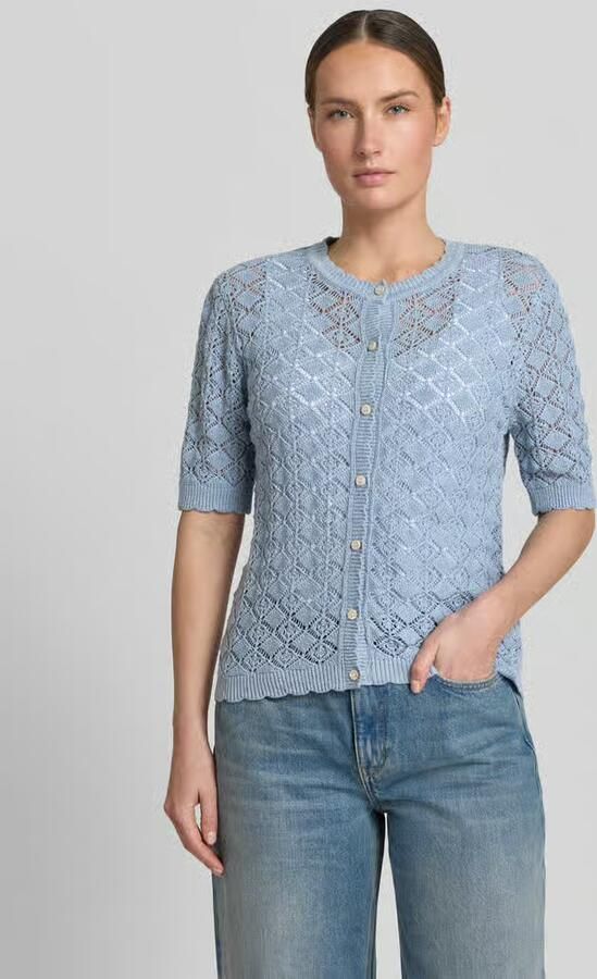SELECTED WOMEN Dames Truien & Vesten Slfsofia 2 4 Knit Cardigan Lichtblauw - Foto 7
