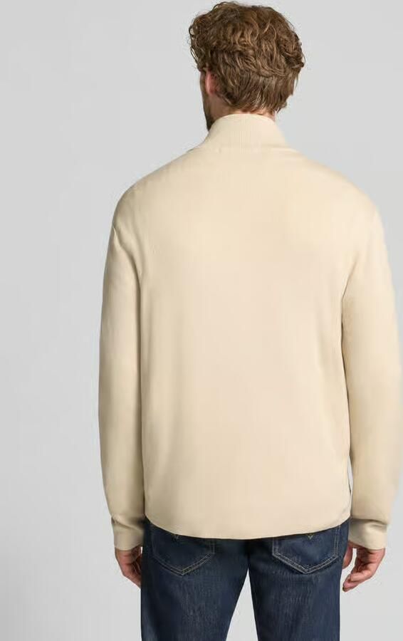 Selected Relaxed fit gebreid jack van viscosemix model 'TELLER' - Foto 4