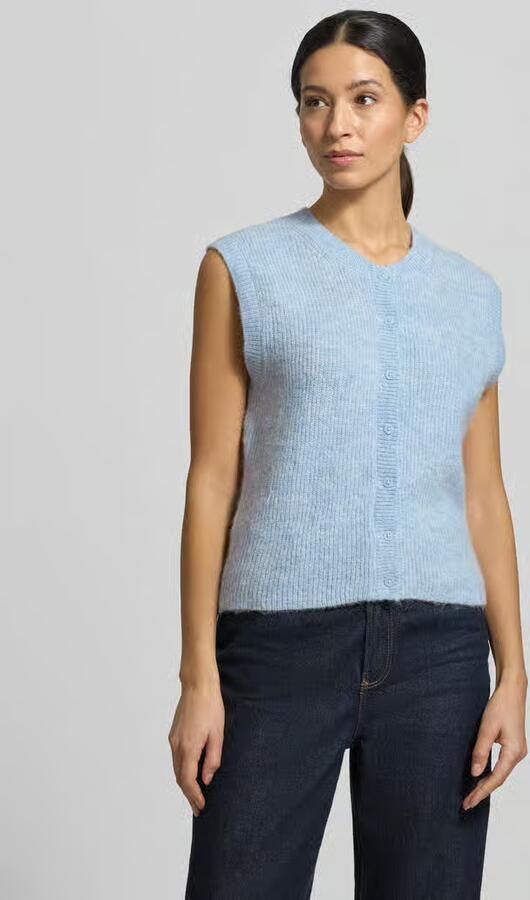 Selected Regular fit gebreid jack van wolmix - Foto 3