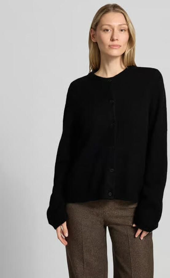 Selected regular fit gebreid jack van wolmix met alpaca-aandeel model 'LULU NEW' - Foto 2