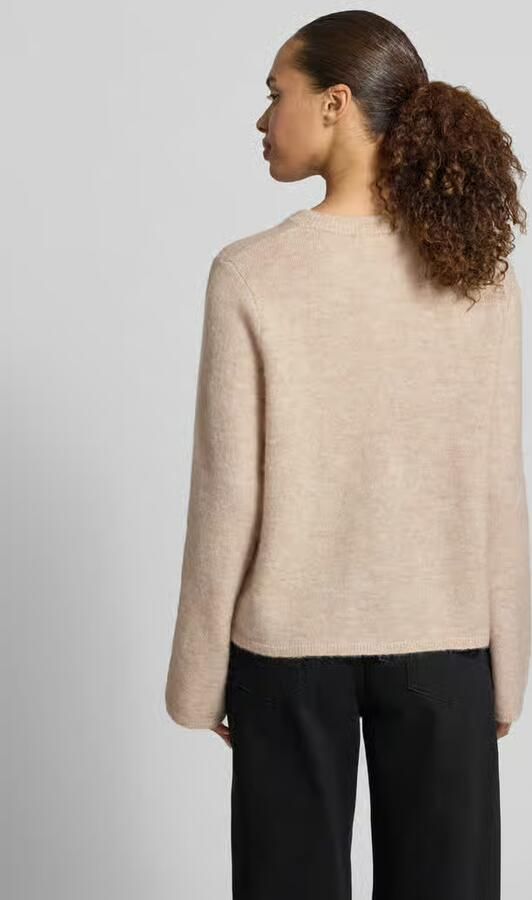 Selected regular fit gebreid jack van wolmix met alpaca-aandeel model 'LULU NEW' - Foto 7