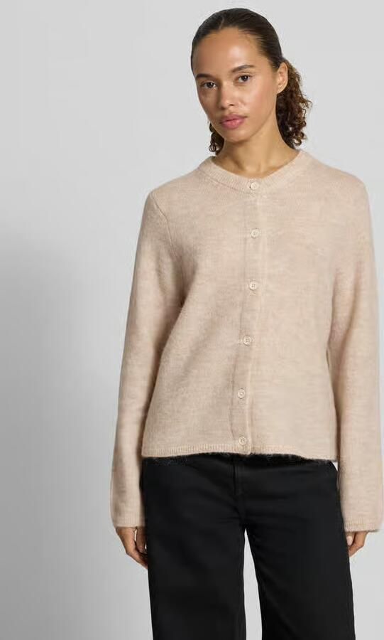 Selected regular fit gebreid jack van wolmix met alpaca-aandeel model 'LULU NEW' - Foto 6