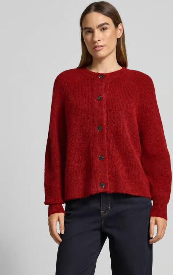 Selected Femme Regular fit gebreid jack van wolmix met alpaca model 'LULU' - Foto 2