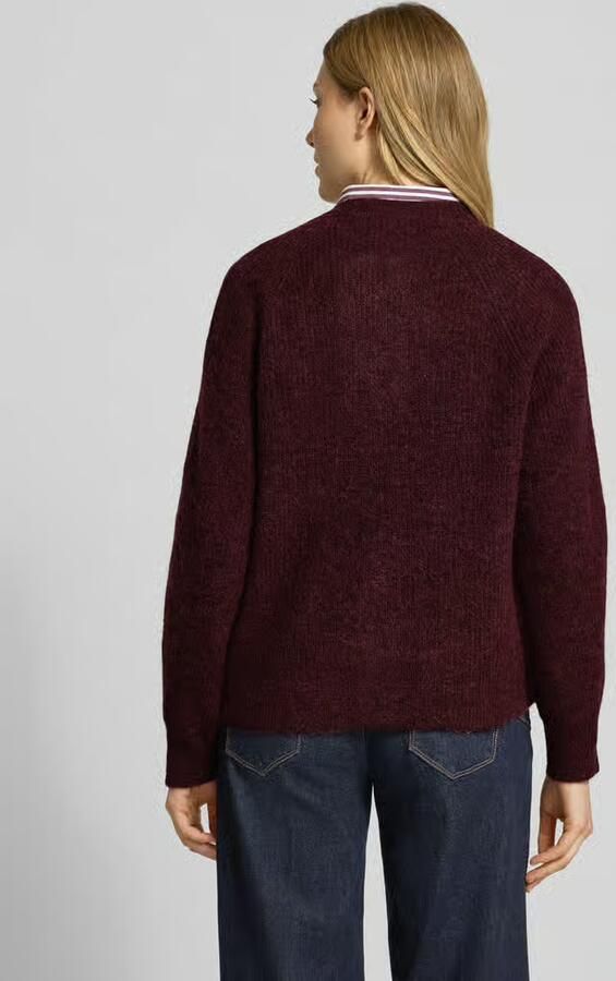 SELECTED FEMME Dames Truien & Vesten Slflulu Ls Knit Short Cardigan Bordeaux - Foto 7
