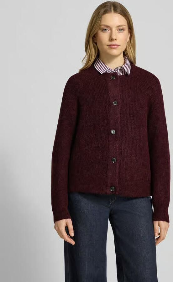SELECTED FEMME Dames Truien & Vesten Slflulu Ls Knit Short Cardigan Bordeaux - Foto 10