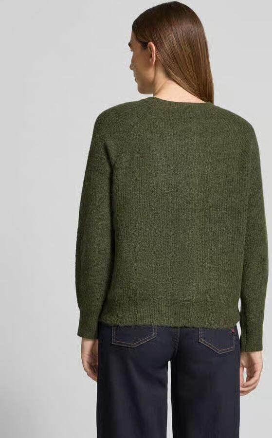 Selected Femme Regular fit gebreid jack van wolmix met alpaca model 'LULU' - Foto 7