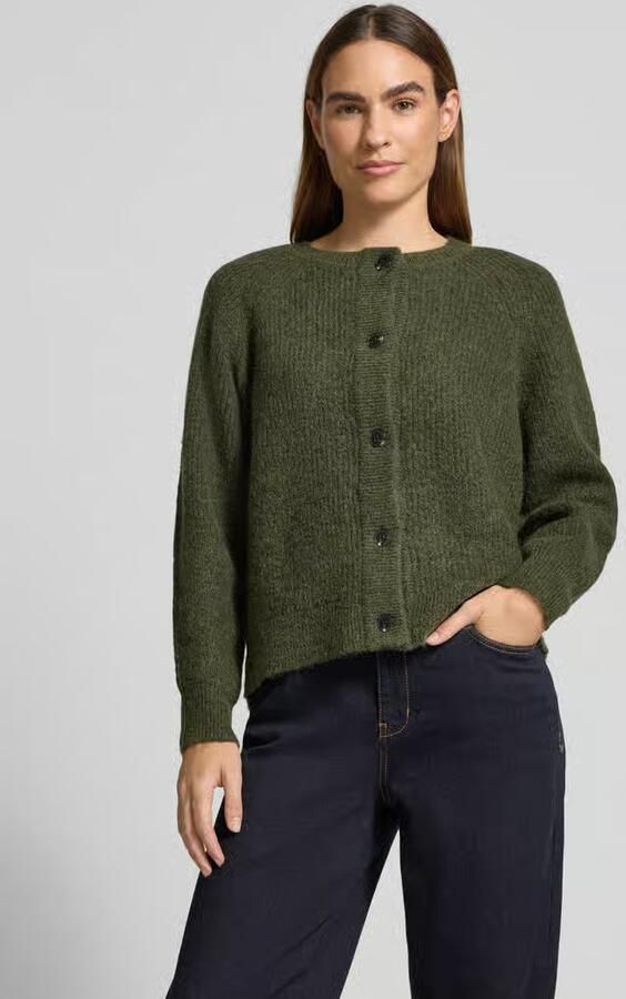 Selected Femme Regular fit gebreid jack van wolmix met alpaca model 'LULU' - Foto 6