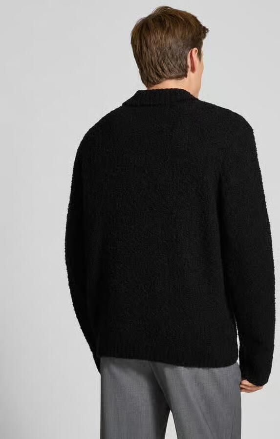 Selected Homme Regular fit gebreid jack van wolmix model 'LOYD'