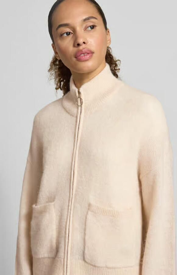Selected Femme Cardigan met deelbare ritssluiting model 'SIA'