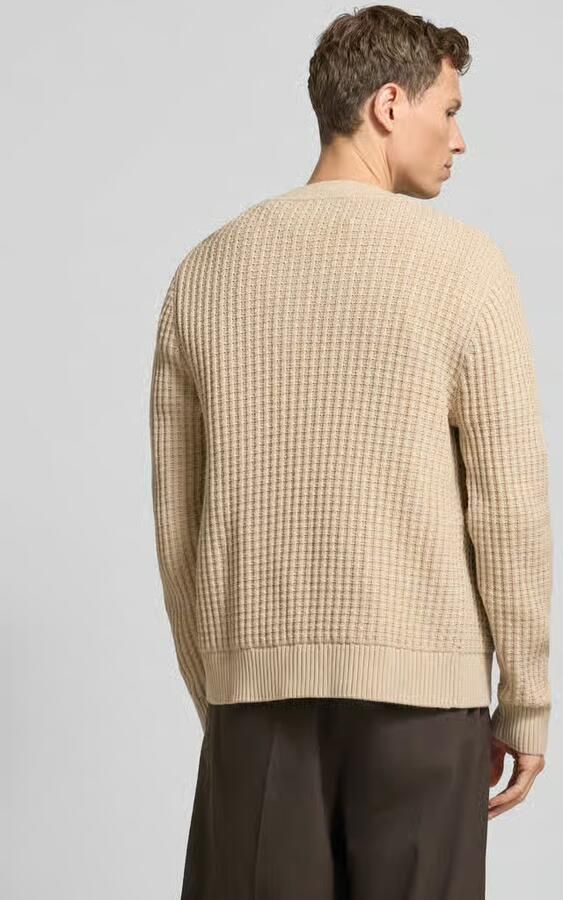 Selected Homme Regular Fit gebreid vest van puur katoen model 'TOM'