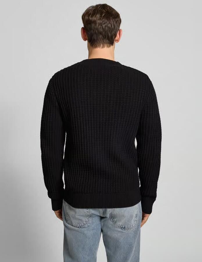 Selected Homme Regular Fit gebreid vest van puur katoen model 'TOM'