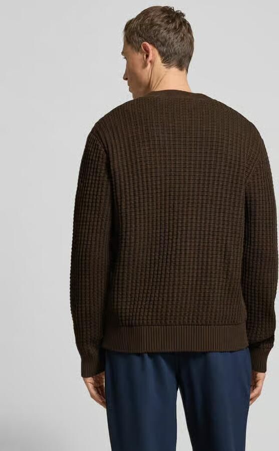 Selected Homme Regular Fit gebreid vest van puur katoen model 'TOM'