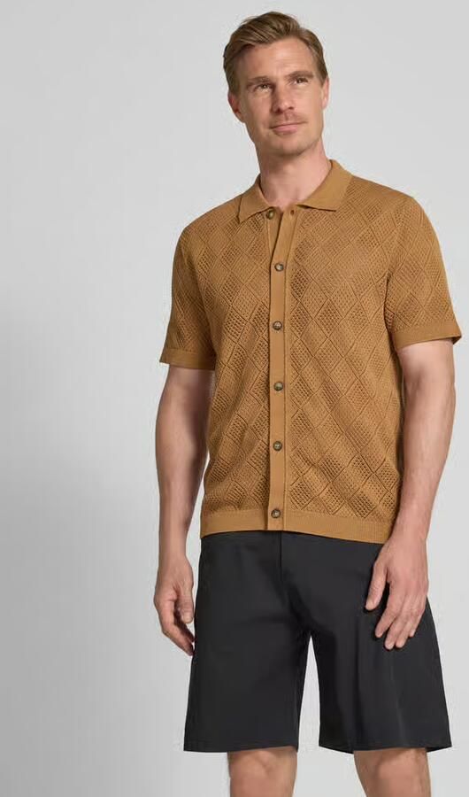 Selected Homme Regular fit gebreide cardigan van puur katoen model 'ARCO' - Foto 2