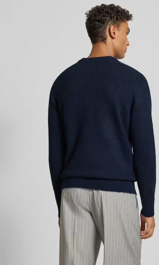 Selected Homme Regular fit gebreide pullover met mix van alpaca en wol model 'RAI' - Foto 6
