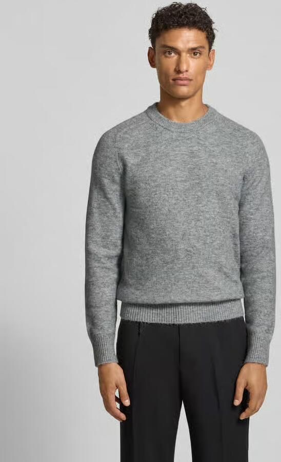 Selected Homme Regular fit gebreide pullover met mix van alpaca en wol model 'RAI' - Foto 2