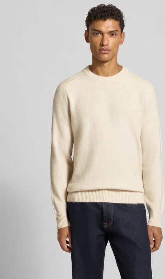 Selected Homme Regular fit gebreide pullover met mix van alpaca en wol model 'RAI' - Foto 5
