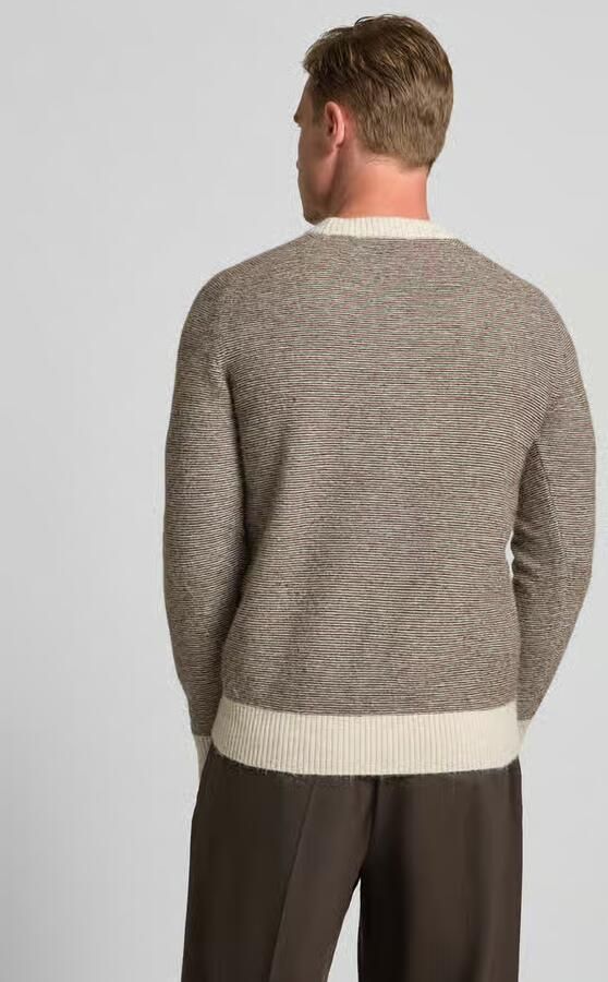 Selected Regular fit gebreide pullover met mix van alpaca en wol model 'RAI'