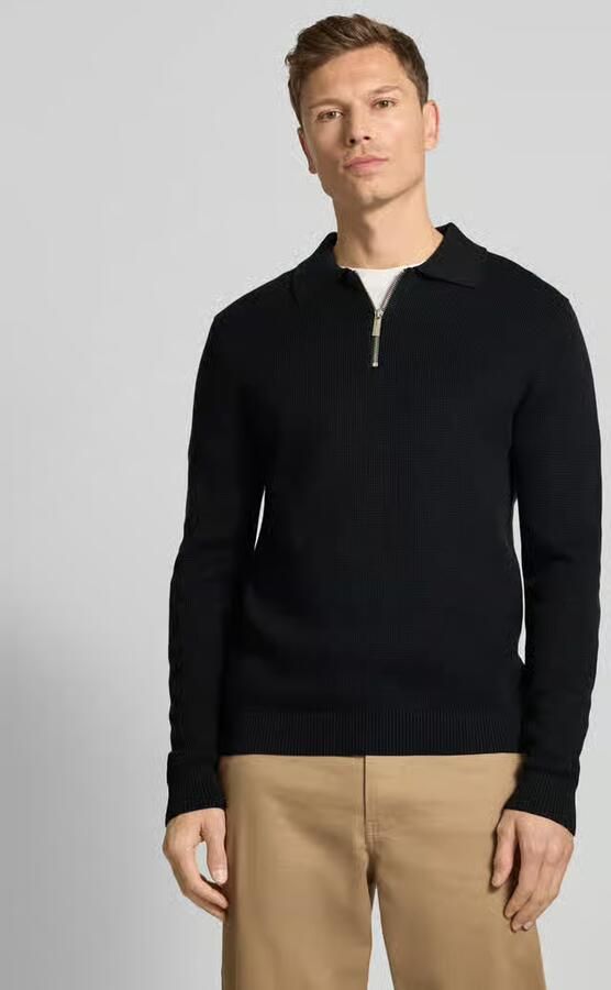 Selected Homme Regular fit gebreide pullover van biologisch katoen model 'DANE' - Foto 4