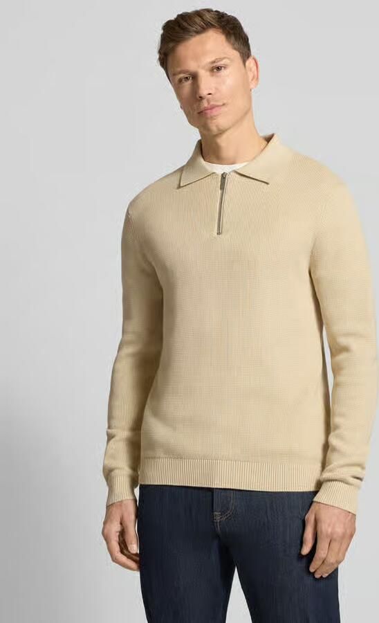 Selected Regular fit gebreide pullover van biologisch katoen model 'DANE' - Foto 3
