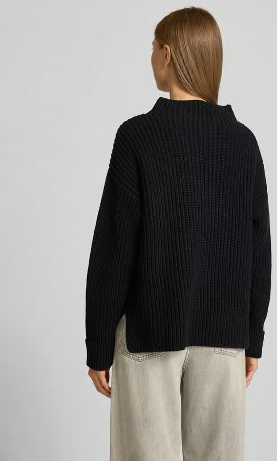 Selected Regular fit gebreide pullover van katoenmix model 'SELMA'