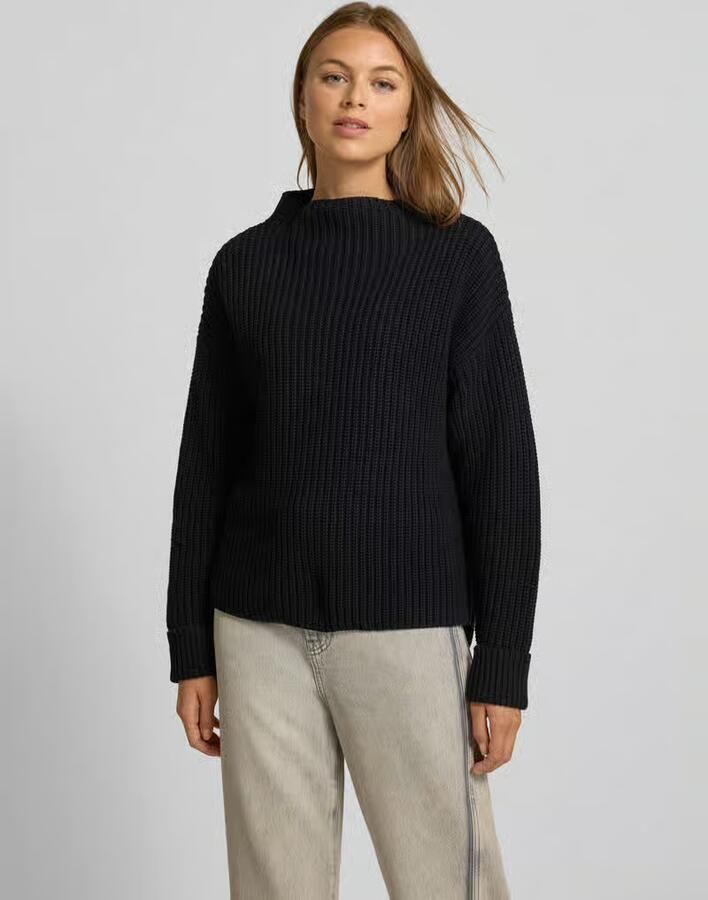 Selected Regular fit gebreide pullover van katoenmix model 'SELMA' - Foto 2