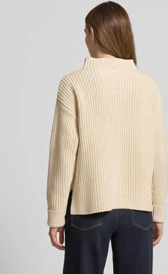Selected Regular fit gebreide pullover van katoenmix model 'SELMA' - Foto 4