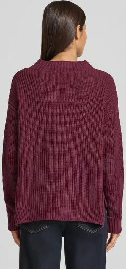 Selected Regular fit gebreide pullover van katoenmix model 'SELMA'