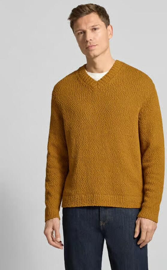 Selected Regular fit gebreide pullover van puur biologisch katoen model 'Angus' - Foto 3
