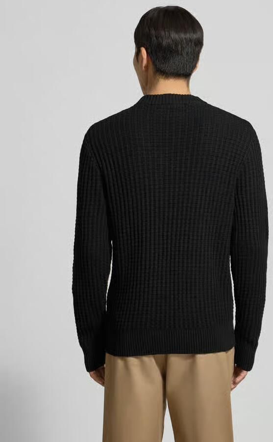 Selected Regular fit gebreide pullover van puur biologisch katoen model 'TOM'