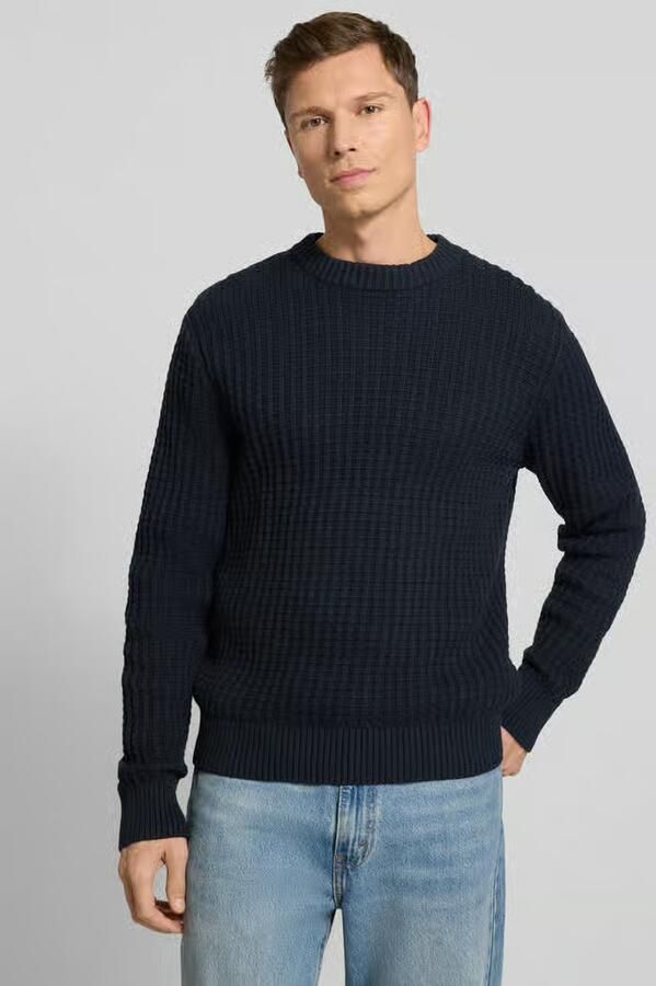Selected Regular fit gebreide pullover van puur biologisch katoen model 'TOM' - Foto 5