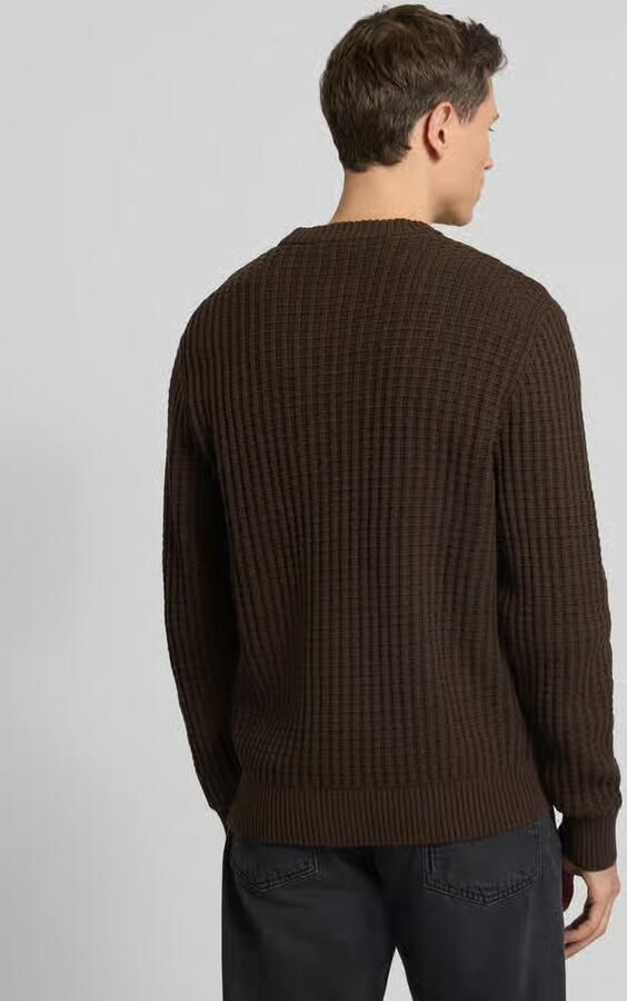 Selected Homme Regular fit gebreide pullover van puur biologisch katoen model 'TOM' - Foto 3