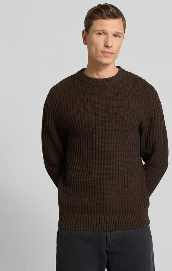 Selected Homme Regular fit gebreide pullover van puur biologisch katoen model 'TOM' - Foto 6