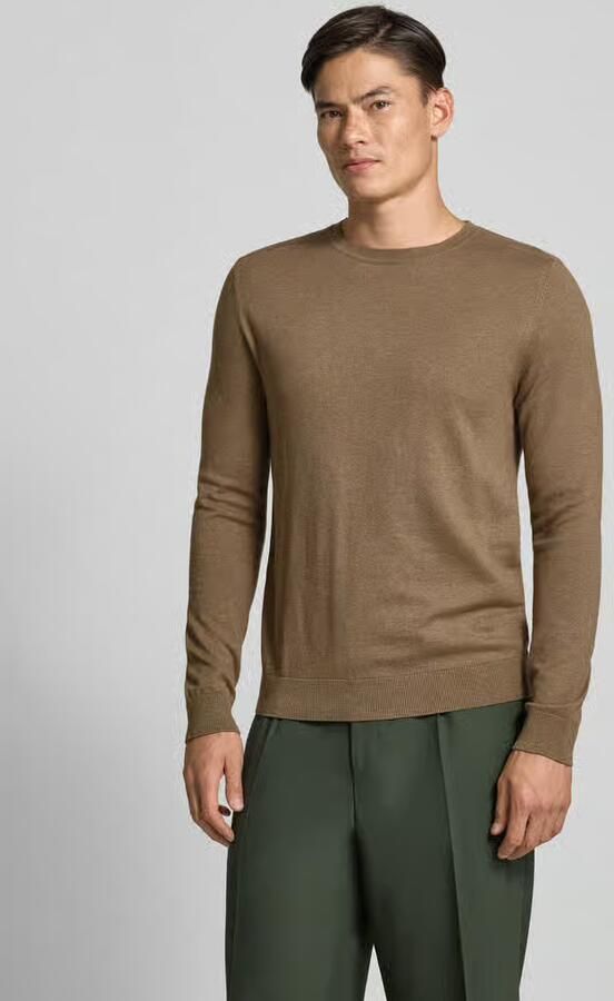 Selected Regular fit gebreide pullover van puur katoen model 'BERG' - Foto 16