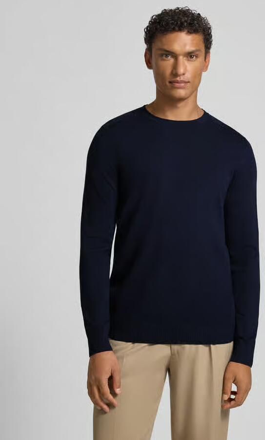 SELECTED HOMME Heren Truien & Vesten Slhberg Crew Neck Noos Donkerblauw - Foto 14