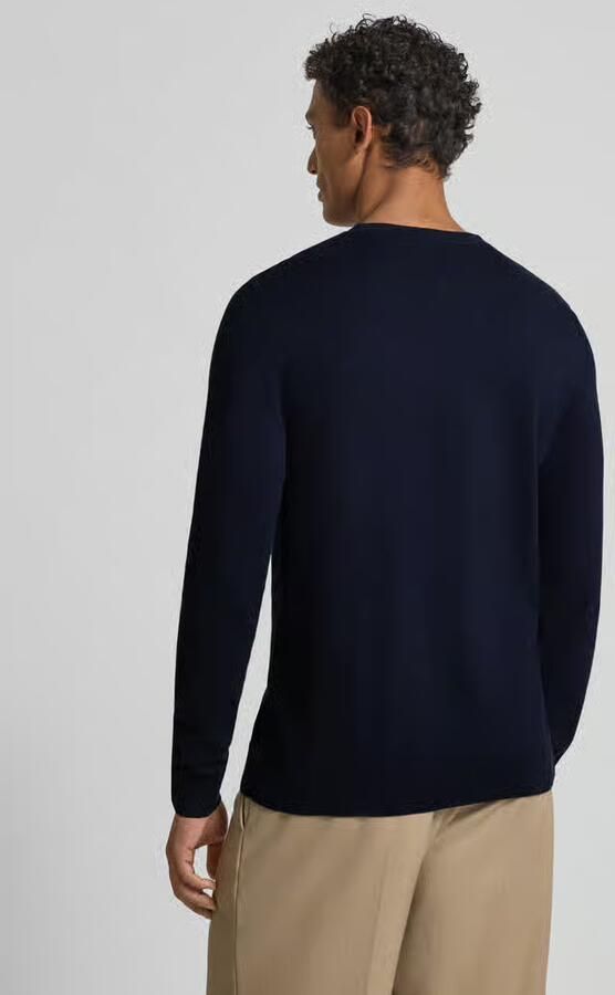 SELECTED HOMME Heren Truien & Vesten Slhberg Crew Neck Noos Donkerblauw - Foto 13