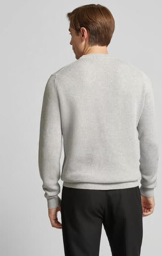 Selected Regular fit gebreide pullover van puur katoen model 'DANE' - Foto 4