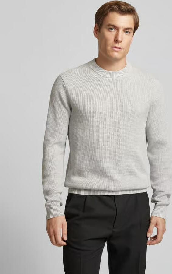 Selected Regular fit gebreide pullover van puur katoen model 'DANE' - Foto 5