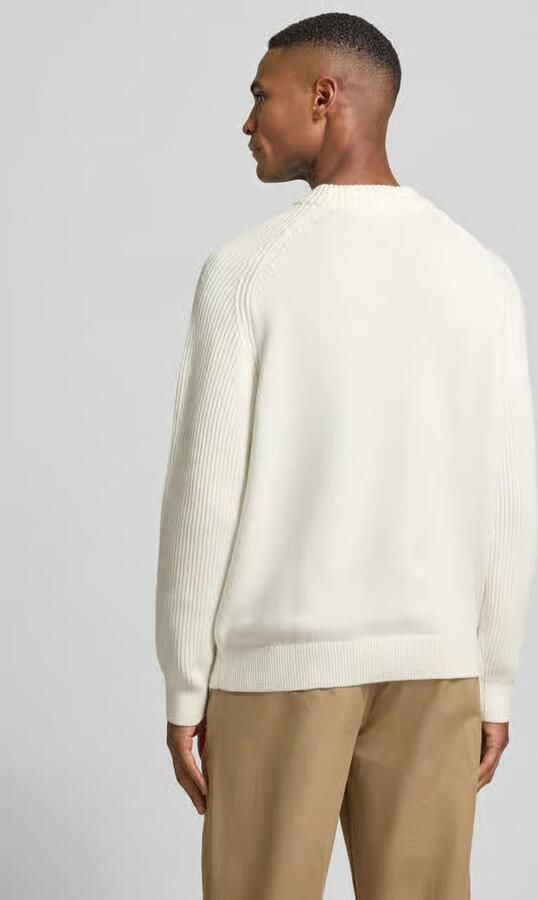 Selected Homme Regular fit gebreide pullover van puur katoen model 'DERECK'