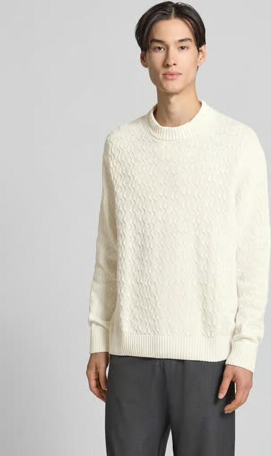Selected Homme Regular fit gebreide pullover van puur katoen model 'PHILIP' - Foto 7