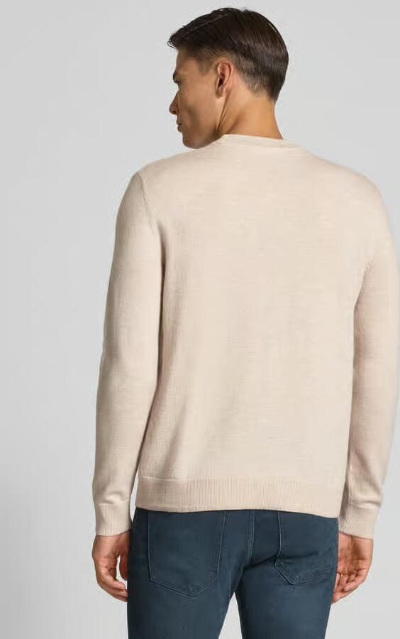 Selected Homme Regular fit gebreide pullover van zuivere merinowol model 'TRAY'