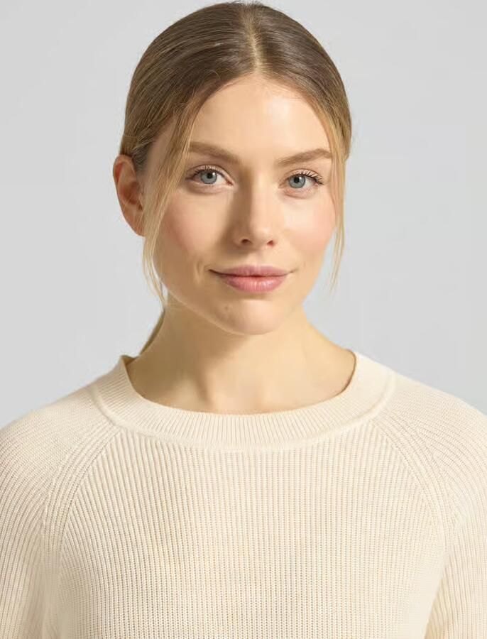 Selected regular fit gebreide trui van viscose-katoenmix model 'ELINNA' - Foto 5