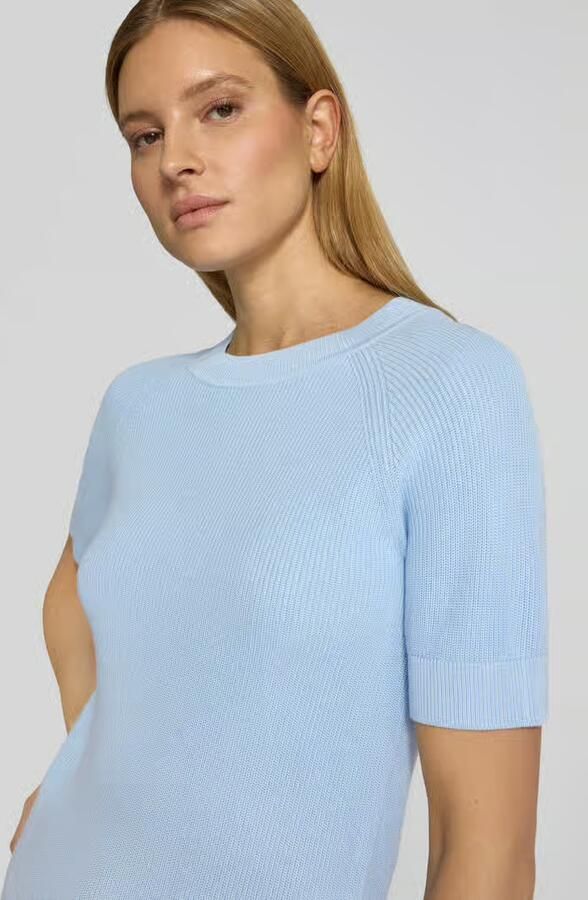 Selected regular fit gebreide trui van viscose-katoenmix model 'ELINNA' - Foto 5